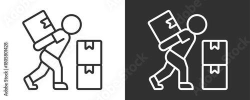 Product Icon Set Vector Collection Isolated In Black And White