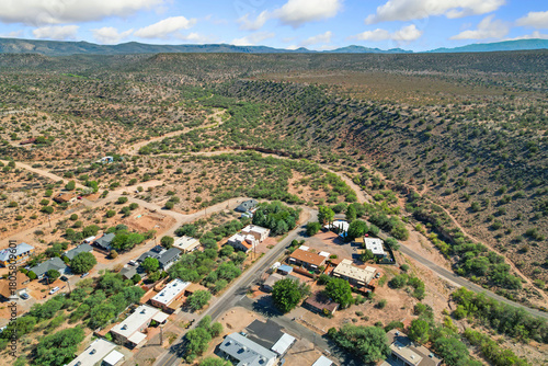 Wallpaper Mural remote hillside community monitoring site, elevated rural settlement with natural landscape features Torontodigital.ca