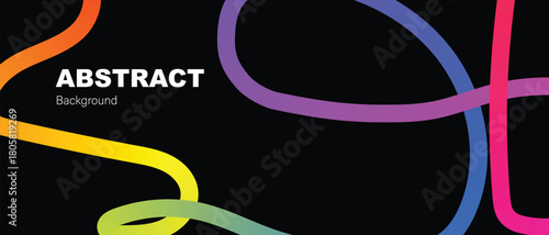 Abstract vector background illustration with purple color, dynamic lines, and wave pattern design concept