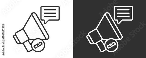 Public Relation Icon Set Vector Collection Isolated In Black And White