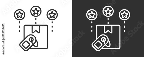 Brand Development Icon Set Vector Collection Isolated In Black And White