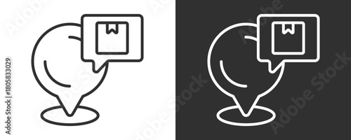Positioning Icon Set Vector Collection Isolated In Black And White