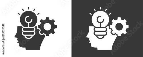 Competency Icon Set Vector Collection Isolated In Black And White