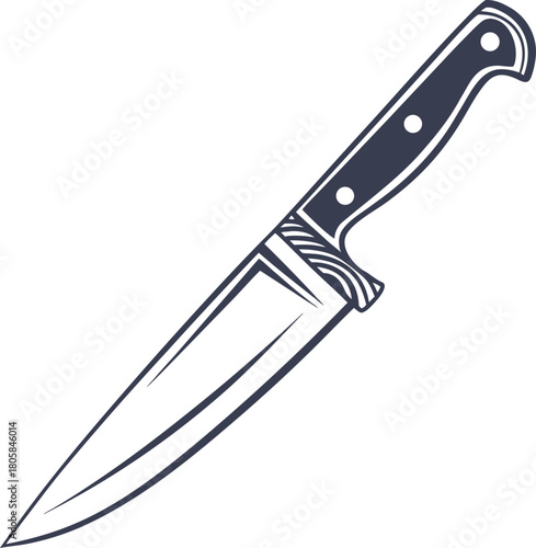 knife isolated on white