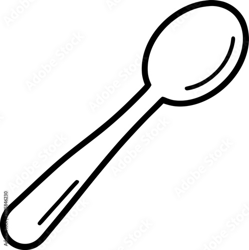 spoon icon outline icon
