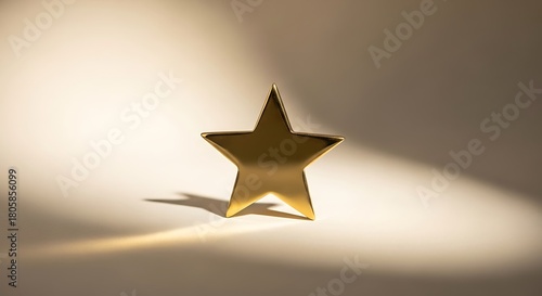 Celebrate achievements with this stunning golden star award for recognition events