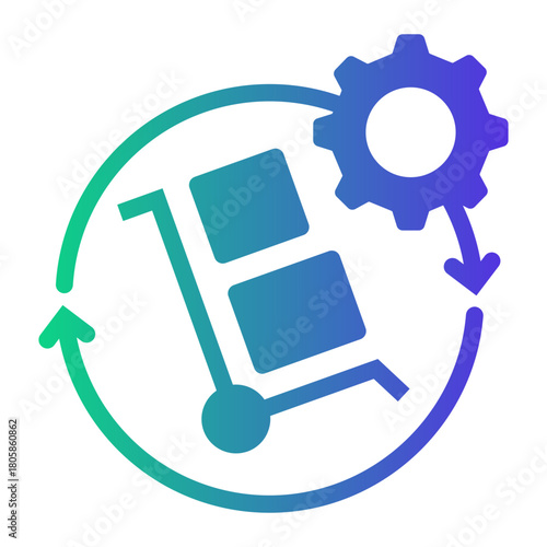 procurement Gradient icon