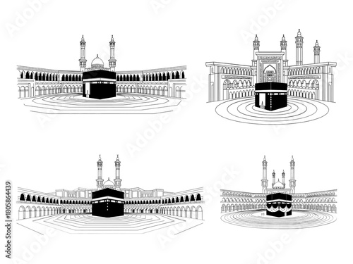Grand Mosque with Intricate Details