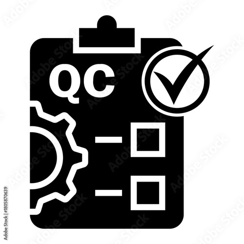 quality control Solid icon