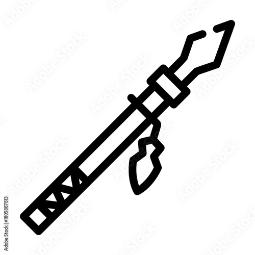 spear Line Icon