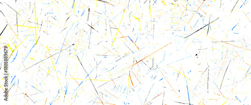Vector Multicolor Random Lines Pattern For Scratch Texture Background