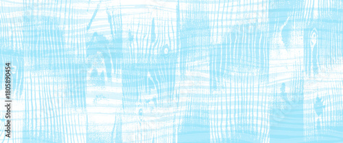 Vector blue color old wooden plank with natural pattern for design 