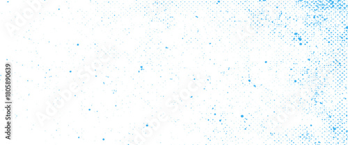 Vector Modern Blue Spray Paint Abstract Texture Ink Splatter With White Background