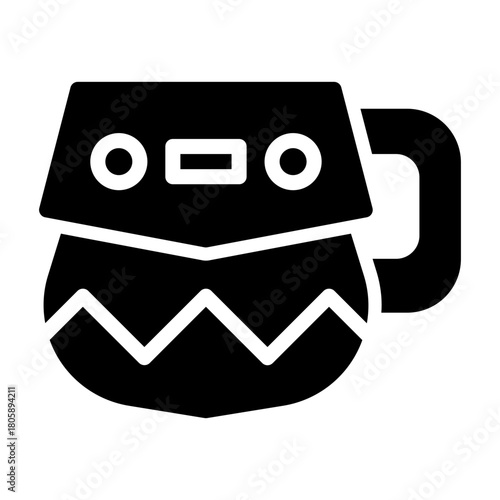 buckle bag Solid icon