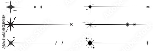 Star Burst Border Line Vector Ideal for comic book effects, promotional headers, and designs requiring a dynamic, radiating, high-impact frame.