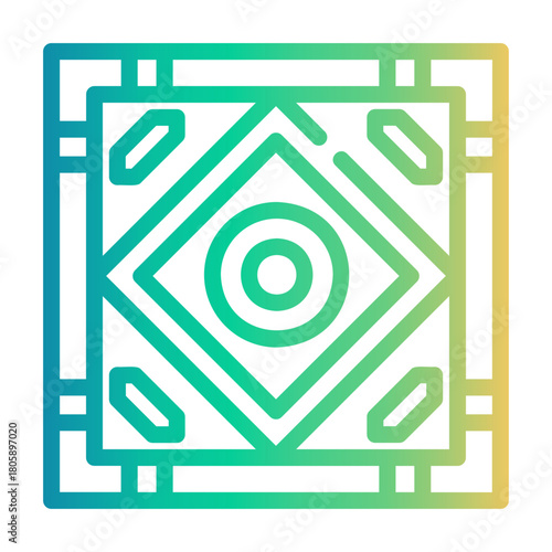 carpet Line Gradient Icon