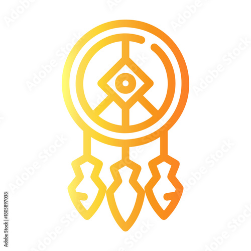 dreamcatcher Line Gradient Icon