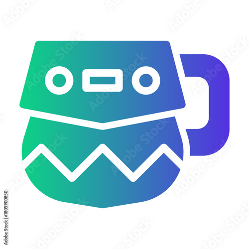 buckle bag Gradient icon