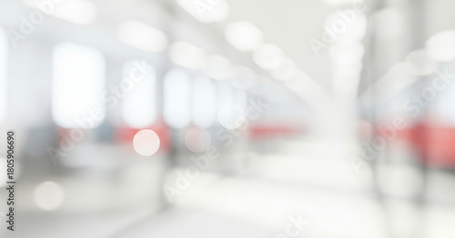 Wallpaper Mural Bright white office interior with soft focus and bokeh light effects, creating a clean professional ambience with gentle glowing highlights and smooth visual depth throughout the space. Torontodigital.ca