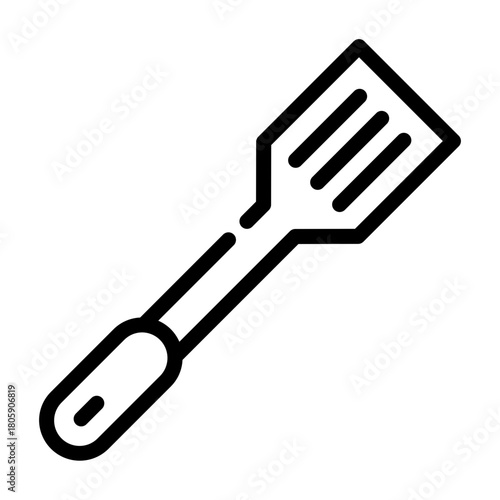 spatula Line Icon
