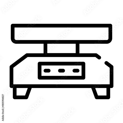 weight scale Line Icon