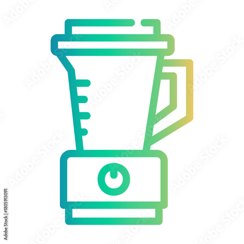 blender Line Gradient Icon