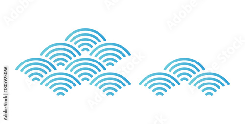 Seigaiha Wave Pattern – Traditional Japanese  Design