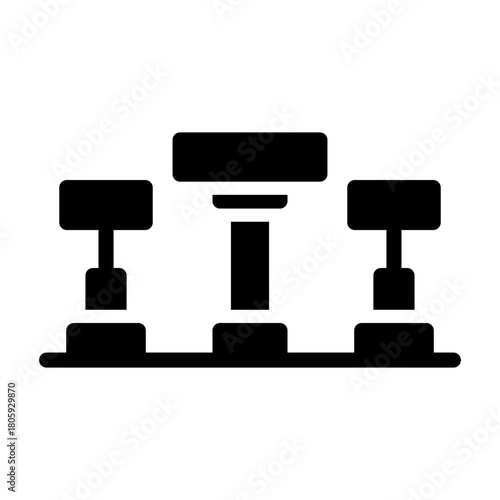 bar stool Solid icon