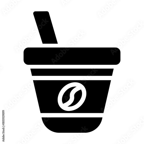 coffee capsule Solid icon