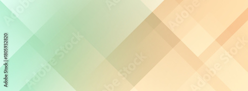 Creative abstract background design with layered geometric shapes and a smooth green and orange color transition for a modern presentation or website