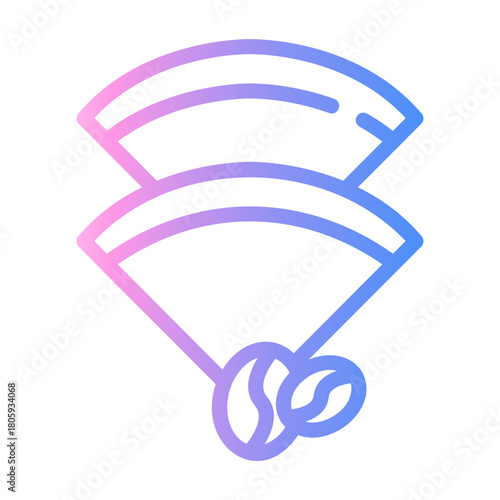 filter Line Gradient Icon