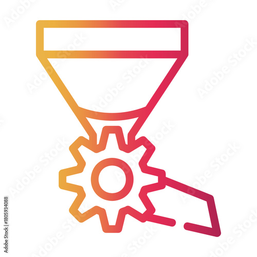 grinder Line Gradient Icon