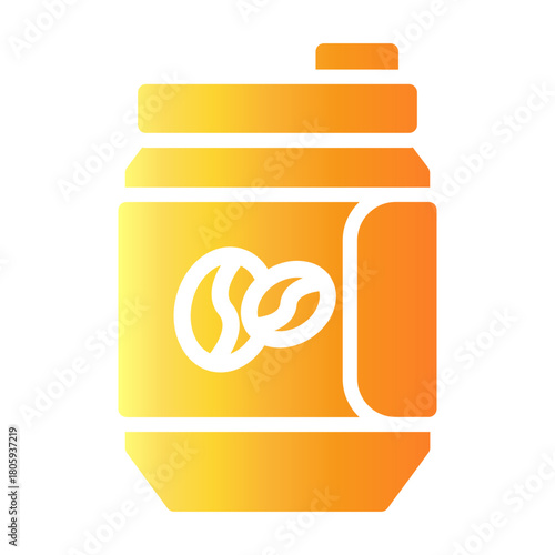 coffee can Gradient icon