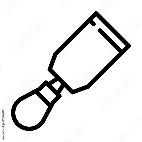 chisel Line Icon