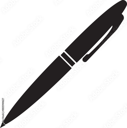 Pen Icon. Collection of vector for writing and artistic tools pen, pencil, marker, paintbrush. classic hand writing tool for calligraphy. Web site page and mobile app design vector element.
