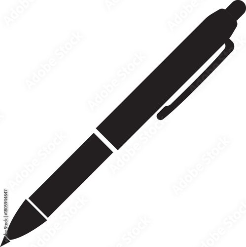 Pen Icon. Collection of vector for writing and artistic tools pen, pencil, marker, paintbrush. classic hand writing tool for calligraphy. Web site page and mobile app design vector element.