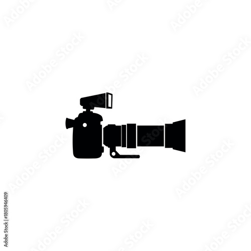 Paparazzi Camera Icon Silhouette