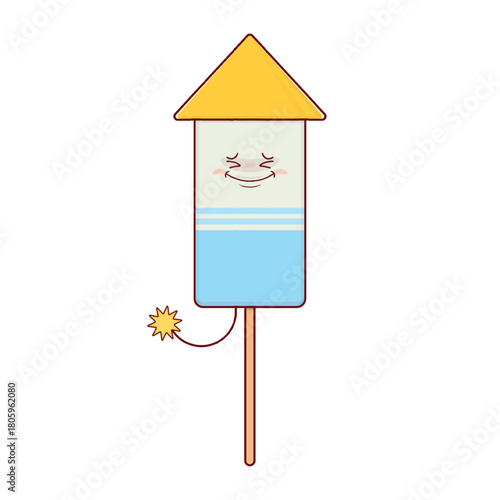 firework hurt face cartoon cute