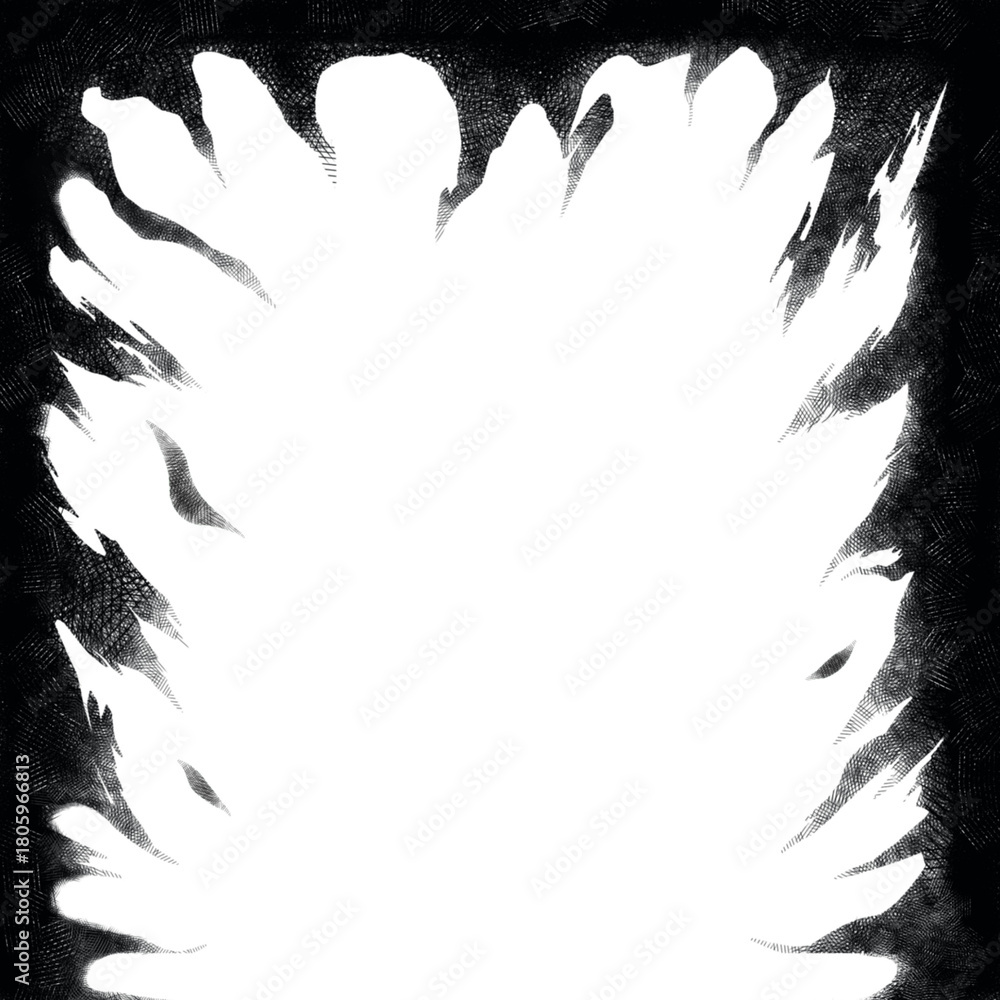 Naklejka premium black and white frame