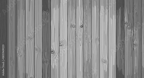Weathered wooden fence panels create a rustic background texture.