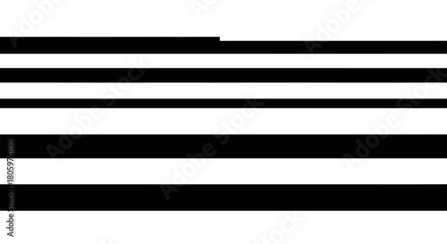 Abstract black and white striped background with horizontal lines.