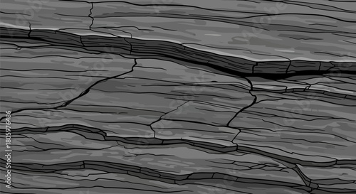 Close-up of Cracked Dry Earth Texture.