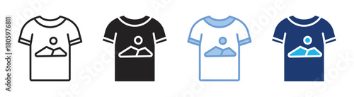 Polo icon set multiple style collection