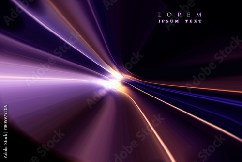 ABSTRACT BLURRED BACKGROUND. The light spills onto the black background, creating an interesting abstract design—a pattern of lines and halftones that evokes various associations in your imagination.