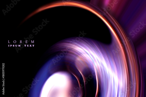 ABSTRACT BLURRED BACKGROUND. The light spills onto the black background, creating an interesting abstract design—a pattern of lines and halftones that evokes various associations in your imagination.