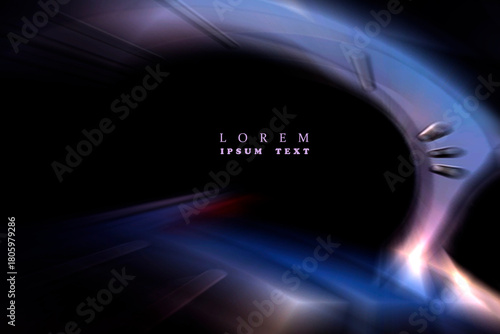 ABSTRACT BLURRED BACKGROUND. The light spills onto the black background, creating an interesting abstract design—a pattern of lines and halftones that evokes various associations in your imagination.