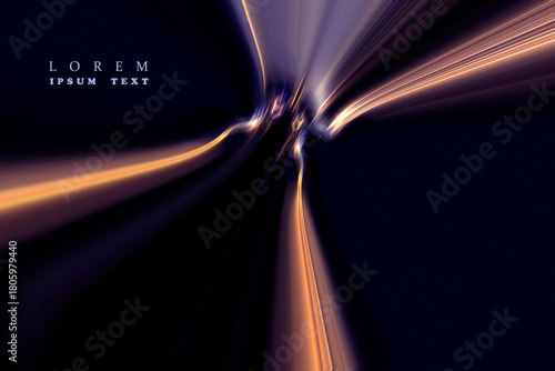 colored stream of light	