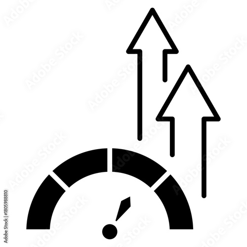 Efficiency Glyph Icon