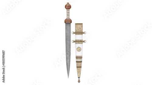 3d rendering sword of tiberius 