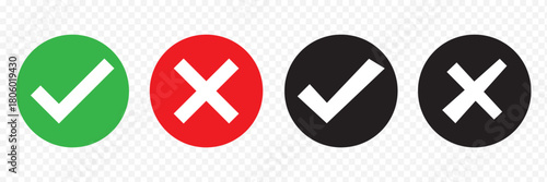 checkmark inside square checkbox, hand-painted brush stroke tick symbol. Check marks doodle set. Vote, yes, no, checkbox, checklist, tick and cross signs, v and x drawn concept. Black Color set EPS 10